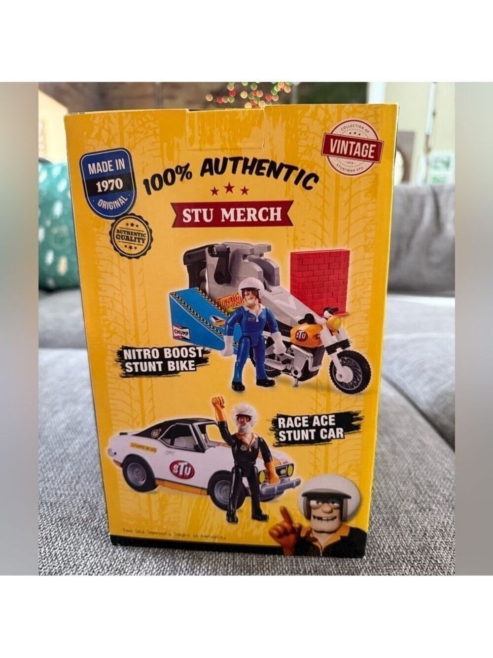 Stuntman Stu Race Ace Stunt Car Break Apart Stunt Set New Sealed Authentic - Picture 9 of 14